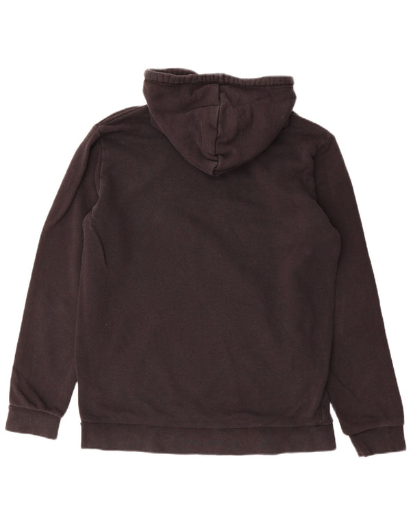 Adidas Mens Graphic Hoodie Jumper Medium Black Cotton