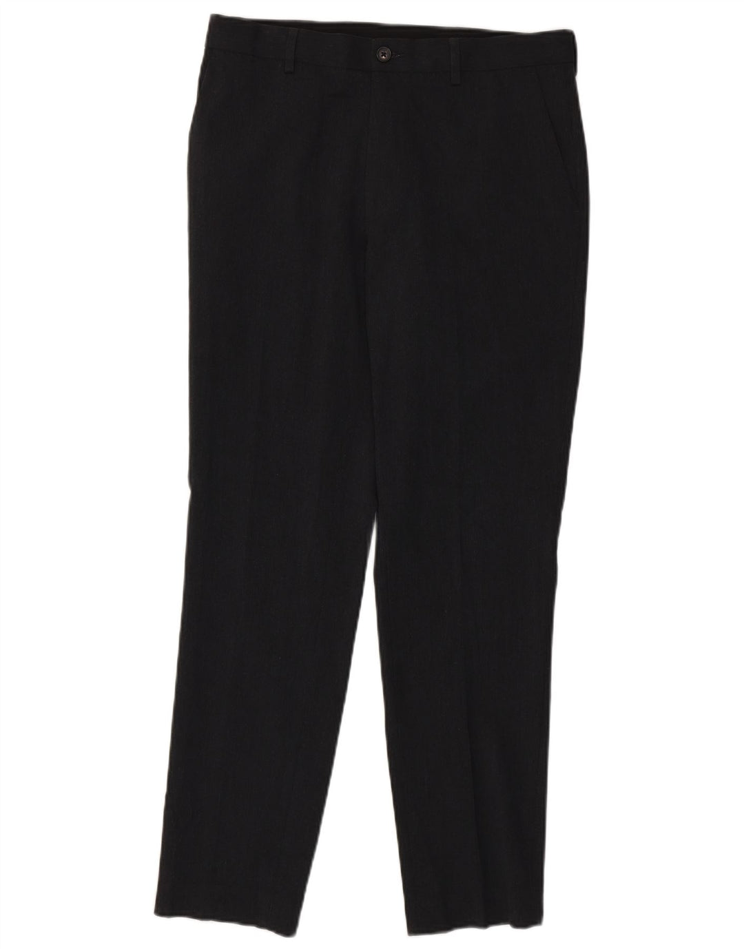 Marks & Spencer Mens Slim Suit Trousers W32 L31 Grey Polyester