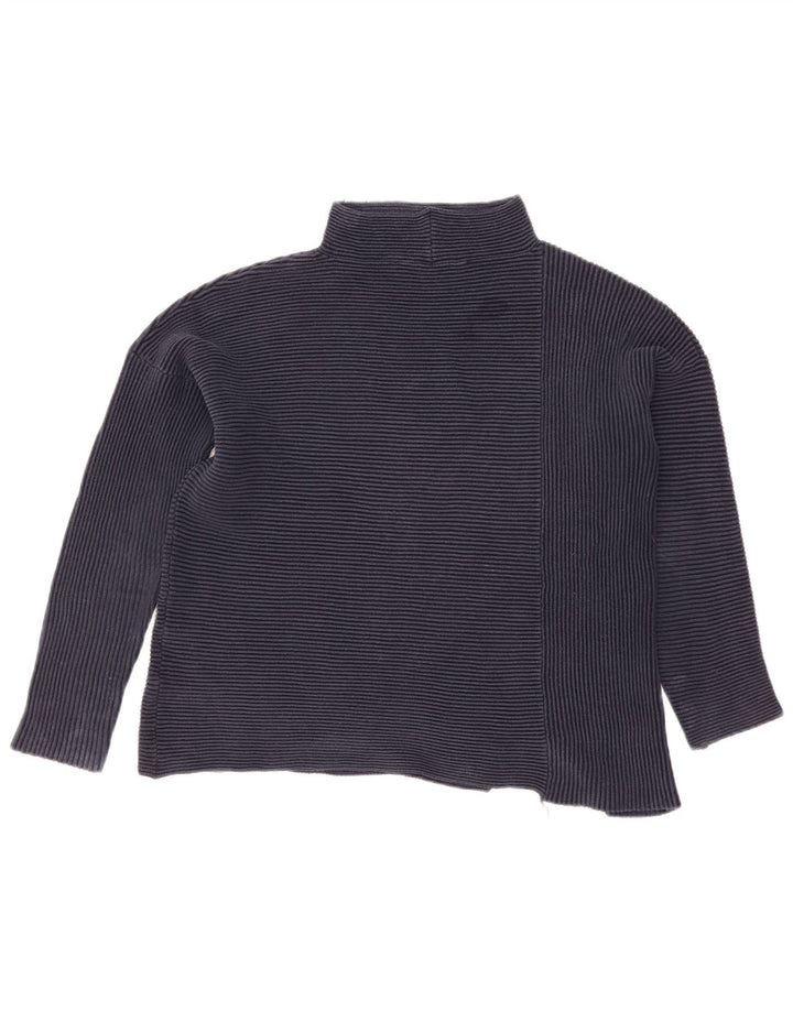 French Connection Womens Turtle Neck Jumper Sweater UK 10 Small Navy Blue