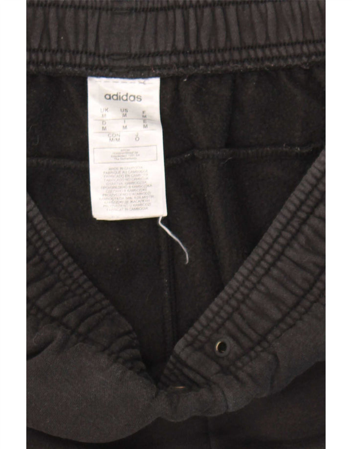 Adidas Mens Tracksuit Trousers Joggers Medium Black Cotton