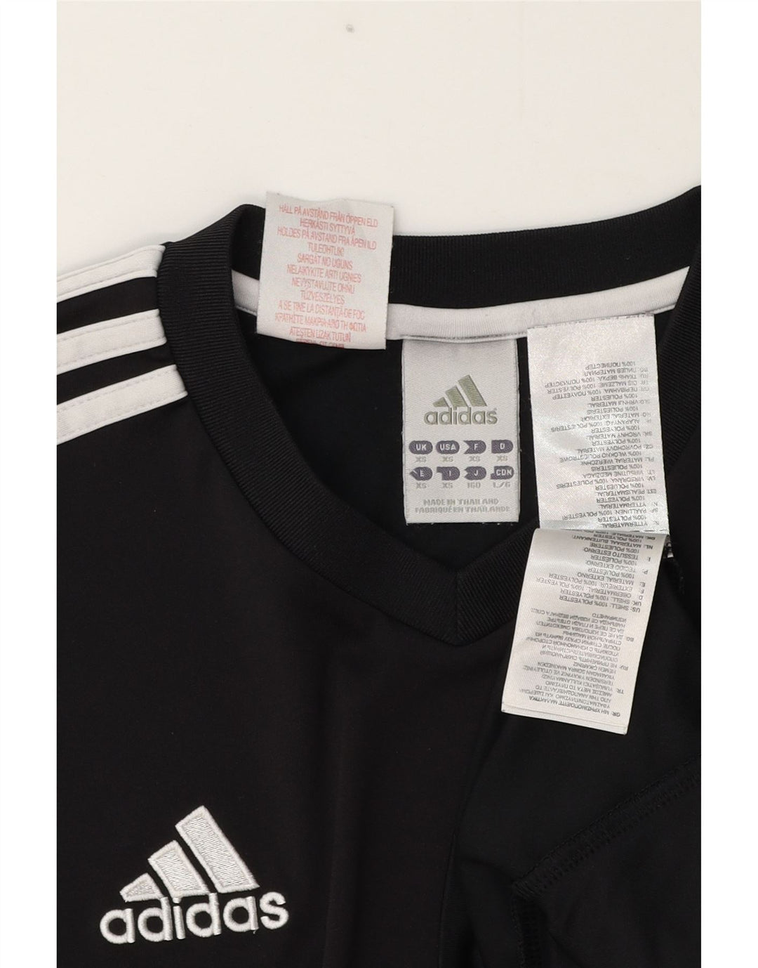 Adidas Mens Climalite T-Shirt Top XS Black Polyester