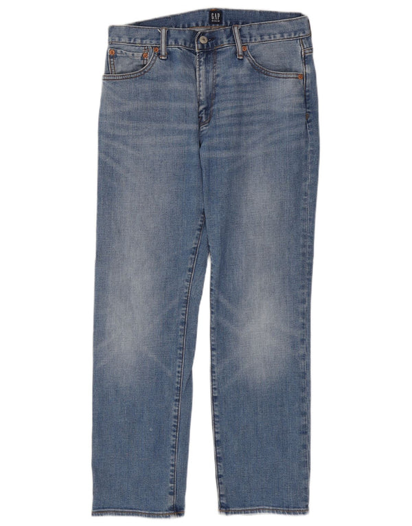 Gap Mens Straight Jeans W30 L28 Blue Cotton