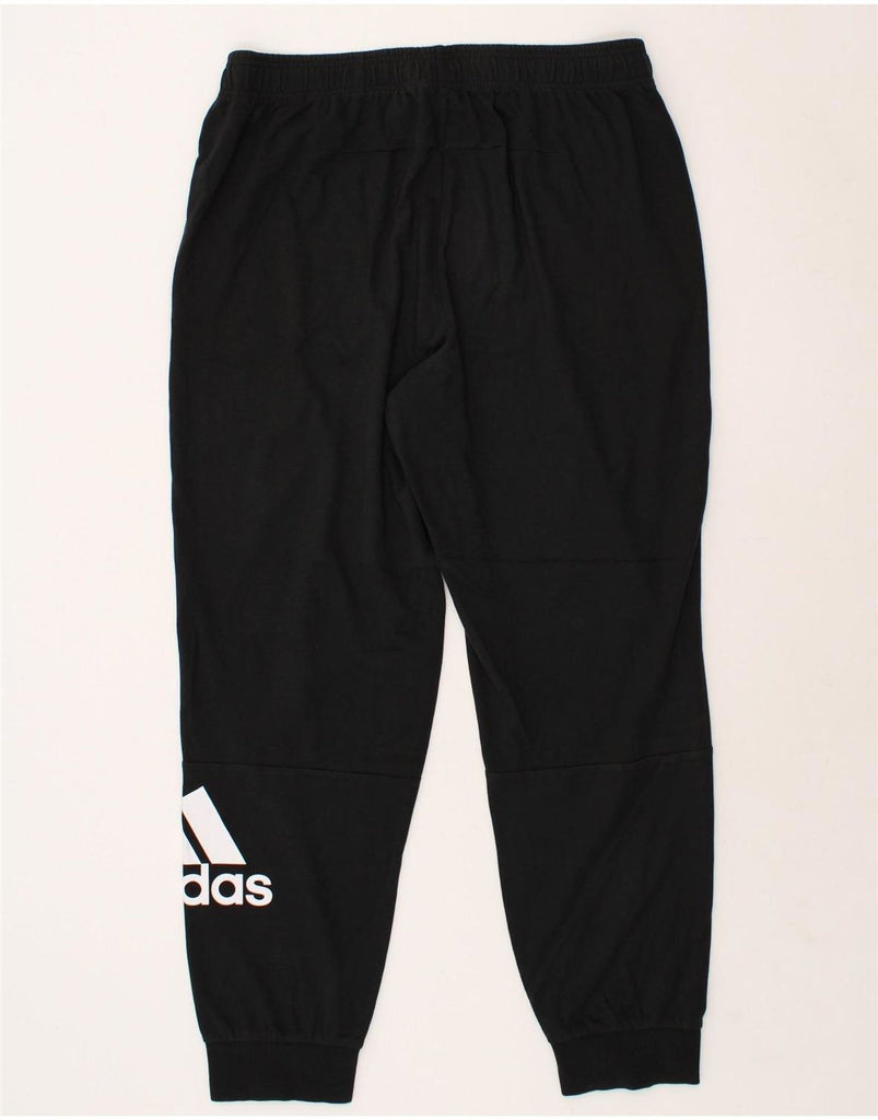 ADIDAS Mens Graphic Tracksuit Trousers Joggers XL Black | Vintage Adidas | Thrift | Second-Hand Adidas | Used Clothing | Messina Hembry 