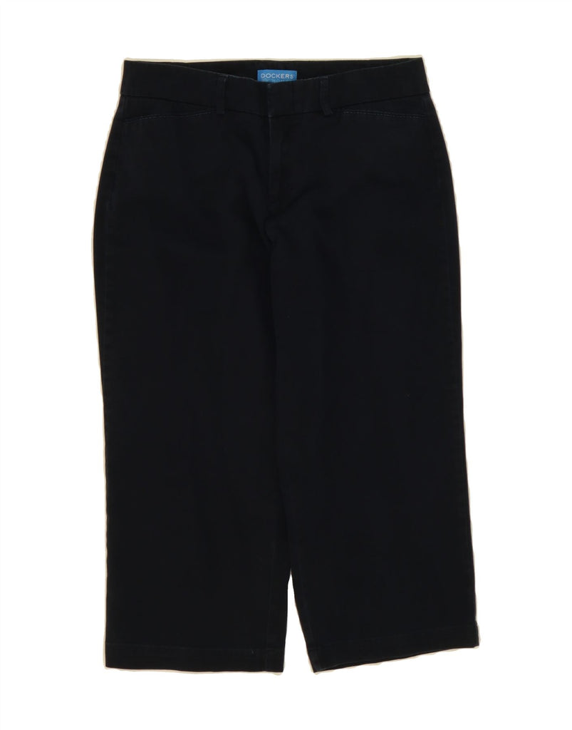 DOCKERS Womens Capri Trousers US 4 Small W30 L20 Navy Blue Cotton Vintage Dockers and Second-Hand Dockers from Messina Hembry 