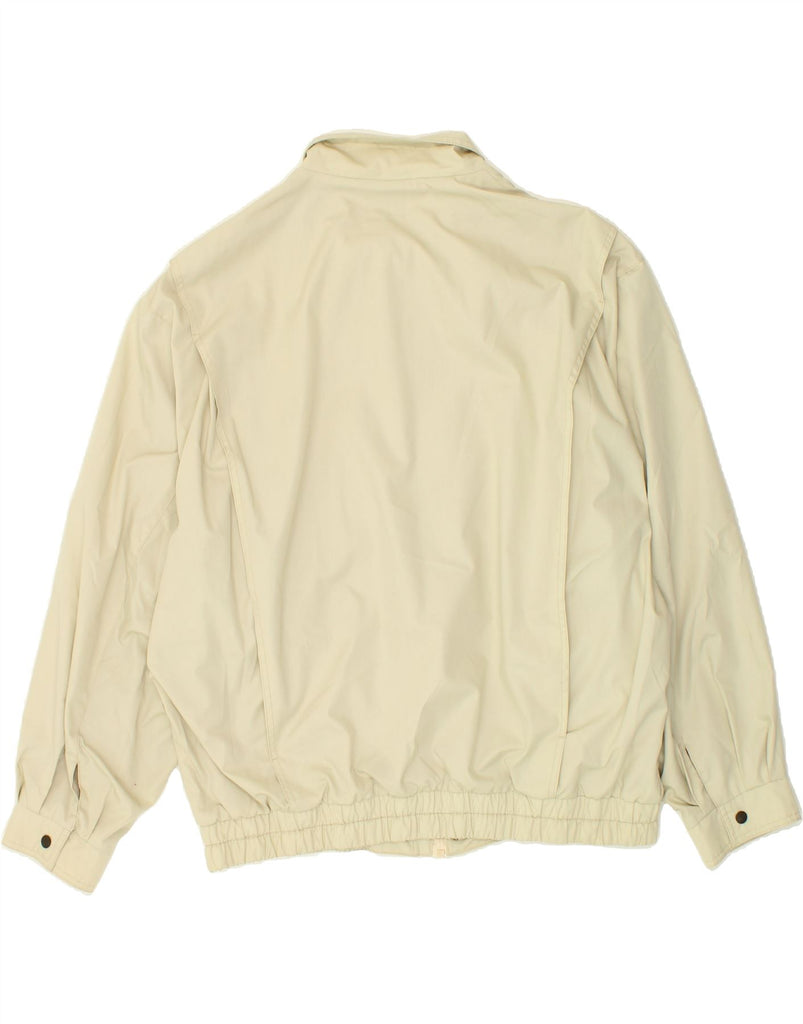 VINTAGE Mens Bomber Jacket IT 56 3XL Beige Vintage Vintage and Second-Hand Vintage from Messina Hembry 