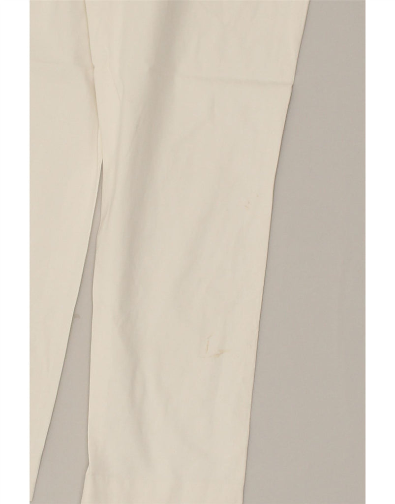 MAX MARA Womens Straight Casual Trousers UK 10 Small W30 L25  White | Vintage Max Mara | Thrift | Second-Hand Max Mara | Used Clothing | Messina Hembry 