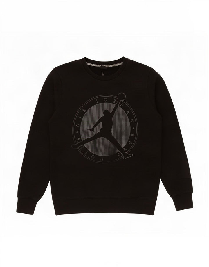 Jordan Mens Graphic Sweatshirt Jumper Large Black Cotton
