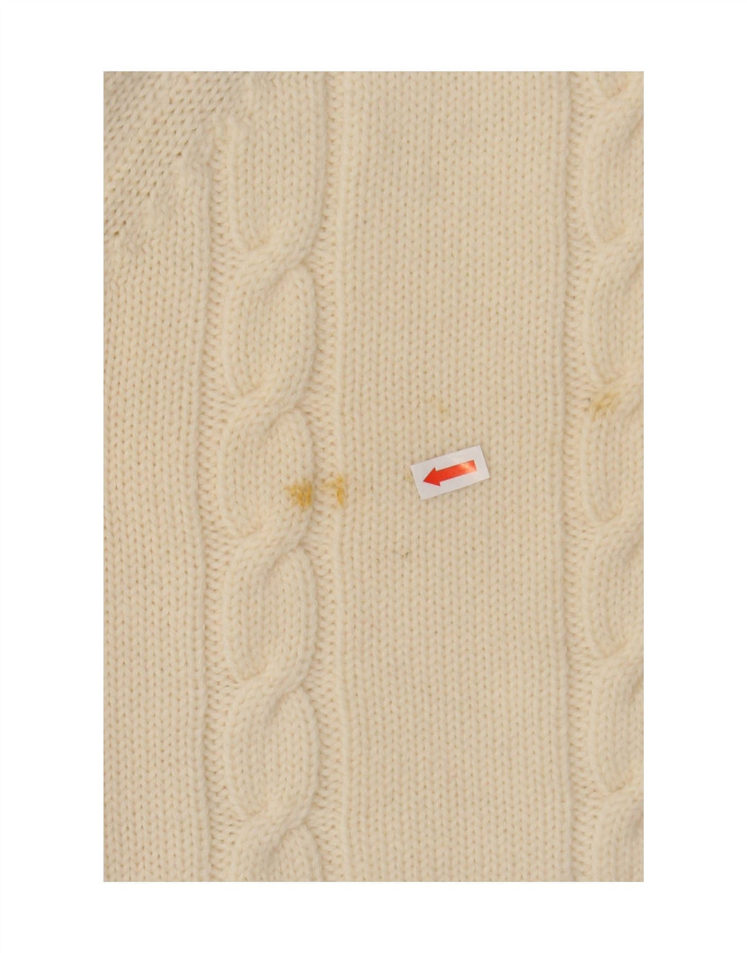 SCHURWOLLE Womens Crew Neck Jumper Sweater IT 44 Medium Beige Wool Vintage Schurwolle and Second-Hand Schurwolle from Messina Hembry 