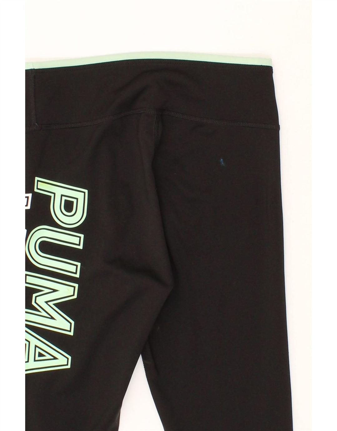 PUMA Girls Graphic Leggings 9-10 Year Medium  Black Vintage Puma and Second-Hand Puma from Messina Hembry 