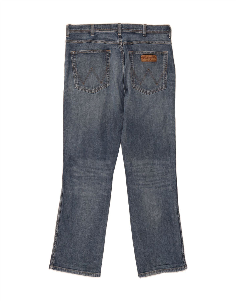 WRANGLER Mens Arizona Stretch Straight Jeans W38 L32 Blue Cotton Vintage Wrangler and Second-Hand Wrangler from Messina Hembry 