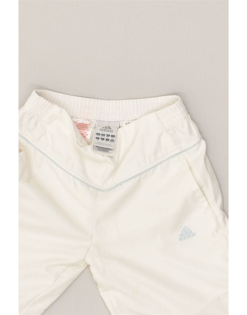 ADIDAS Boys Sport Shorts 5-6 Years White Polyester | Vintage Adidas | Thrift | Second-Hand Adidas | Used Clothing | Messina Hembry 