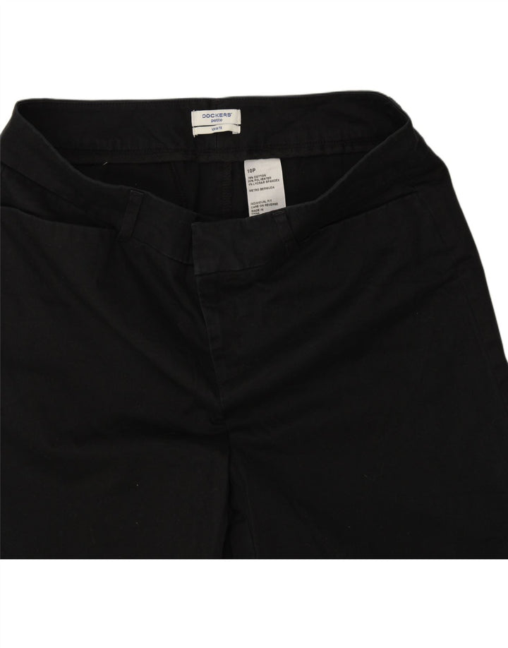DOCKERS Womens Casual Shorts US 10 Large W32  Black Cotton Vintage Dockers and Second-Hand Dockers from Messina Hembry 