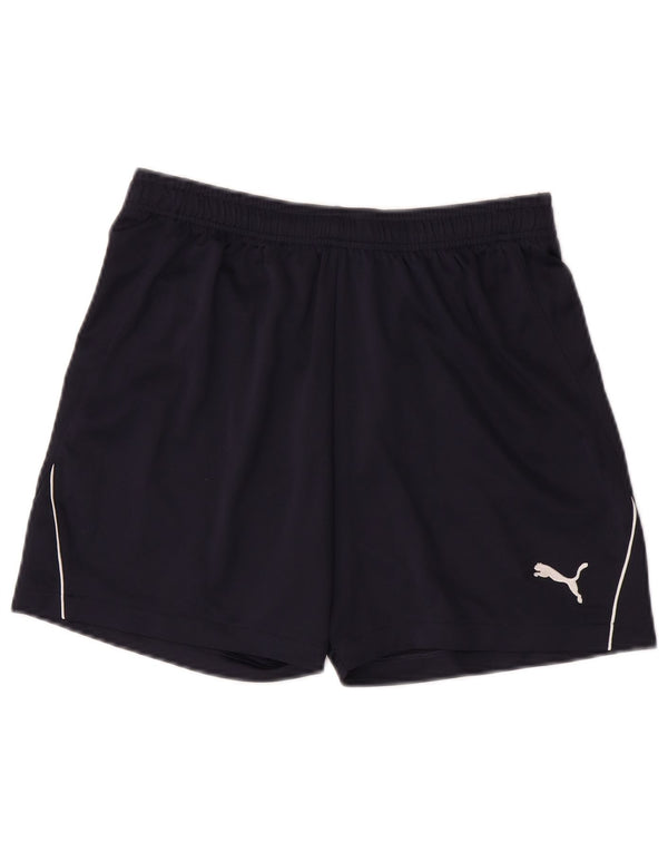 Puma Boys Sport Shorts 15-16 Years  Navy Blue Polyester