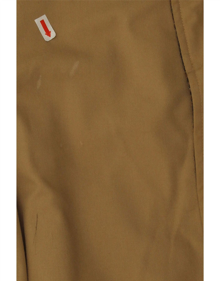 Diolen Mens Reversible Overcoat UK 36 Small Khaki Virgin Wool