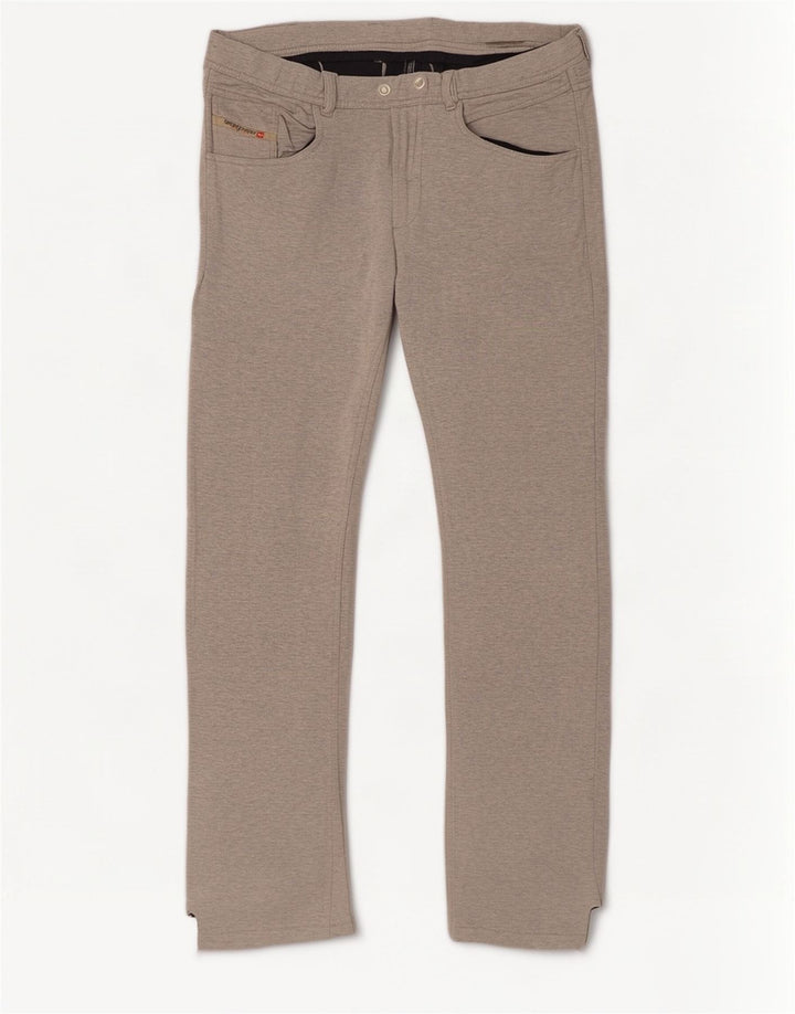 Diesel Mens Straight Casual Trousers Large W34 L34 Grey
