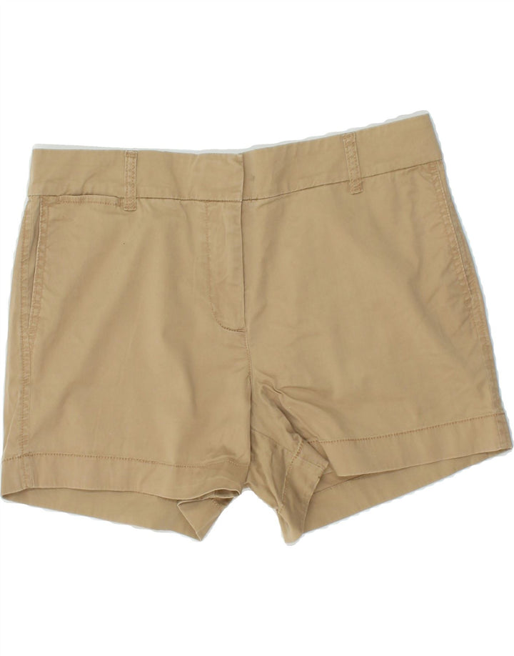 J. CREW Womens Chino Shorts US 10 Large W32 Beige Cotton | Vintage J. Crew | Thrift | Second-Hand J. Crew | Used Clothing | Messina Hembry 