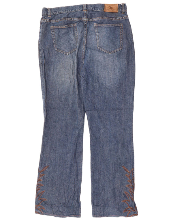 Ralph Lauren Womens Bootcut Jeans US 10 Large W34 L29 Blue Cotton