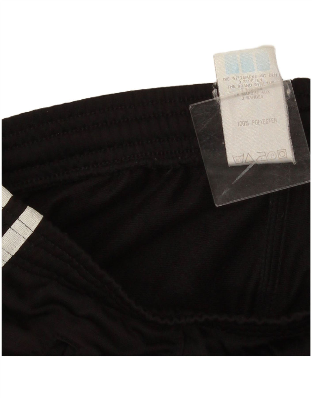 Adidas Mens Tracksuit Trousers UK 32/34 XS Black Polyester