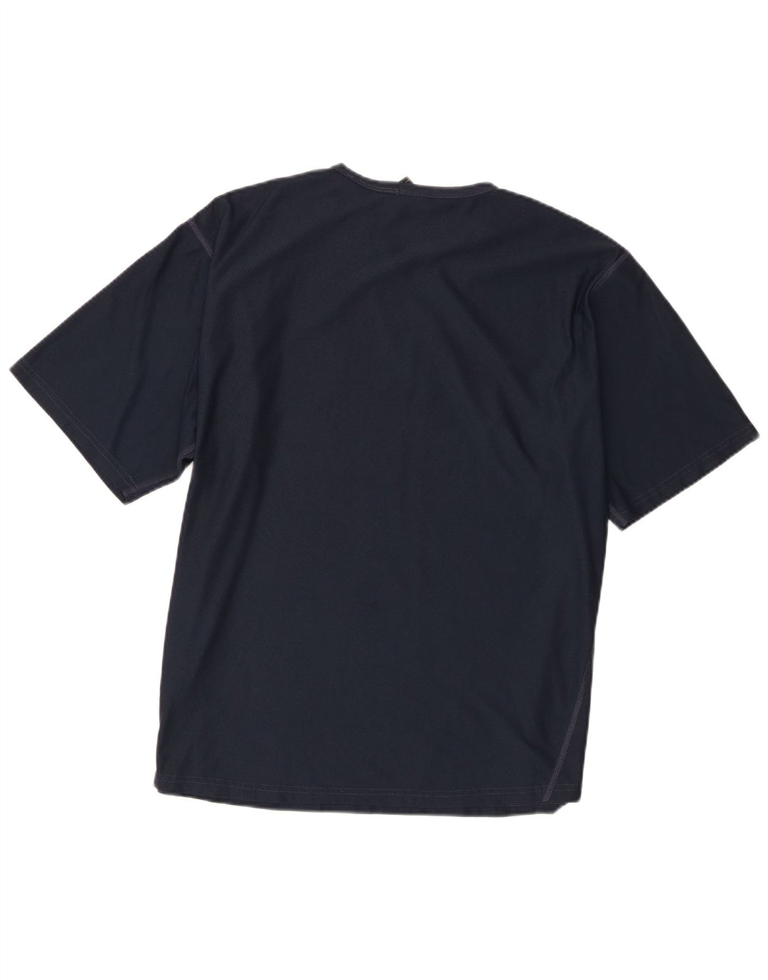 Nike Mens T-Shirt Top UK 42/44 Large Navy Blue Polyester