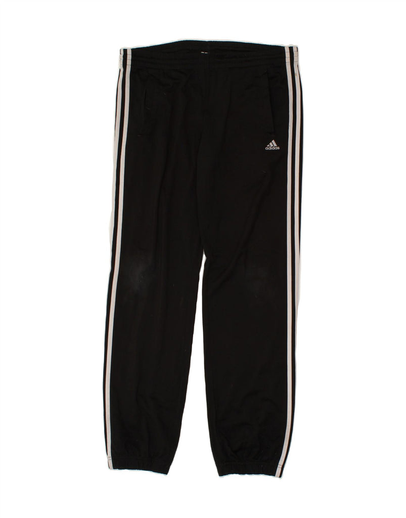 ADIDAS Boys Tracksuit Trousers Joggers 15-16 Years Black Polyester | Vintage Adidas | Thrift | Second-Hand Adidas | Used Clothing | Messina Hembry 