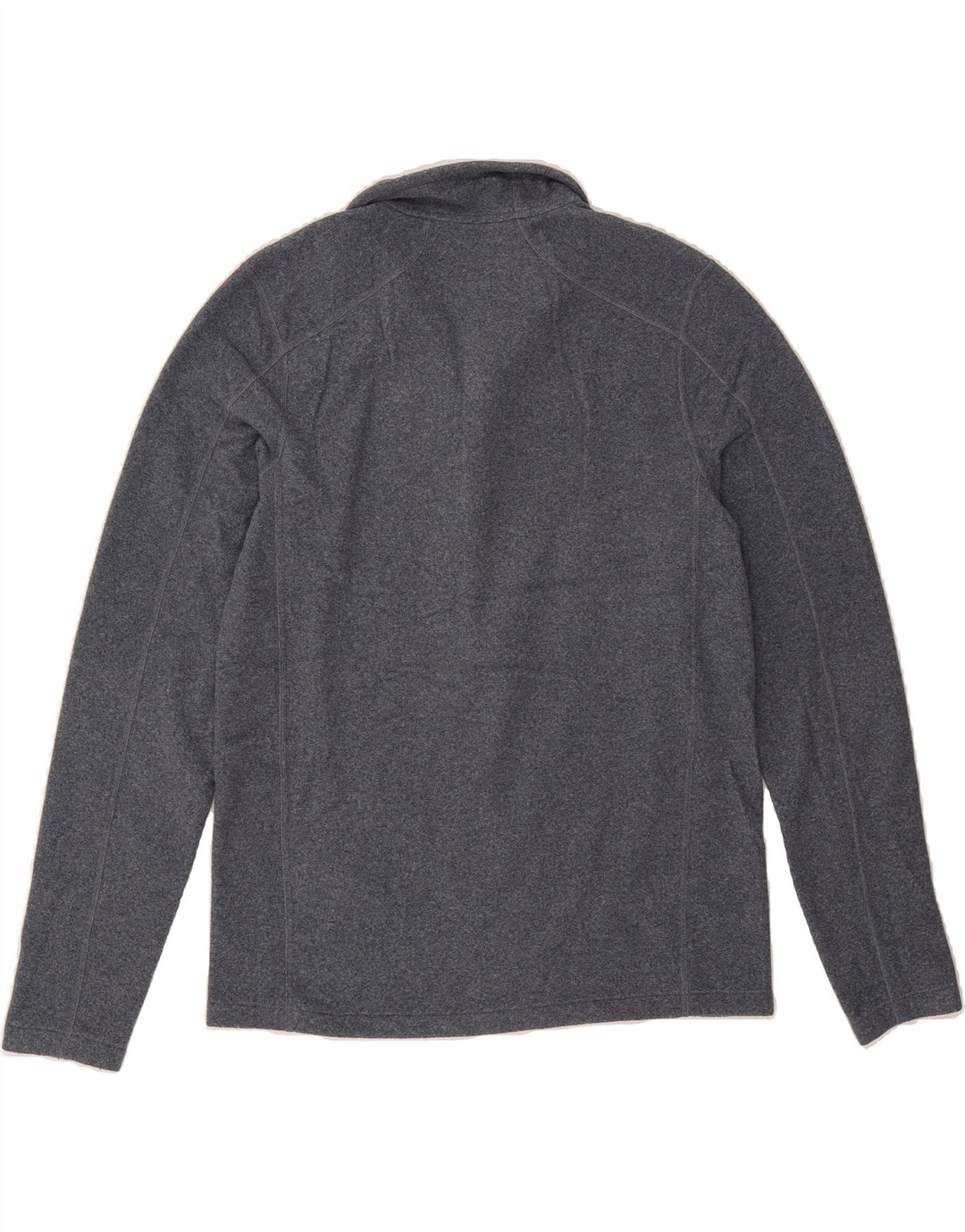 L.L.BEAN Mens Zip Neck Sweatshirt Jumper Small Grey Polyester Vintage L.L.Bean and Second-Hand L.L.Bean from Messina Hembry 