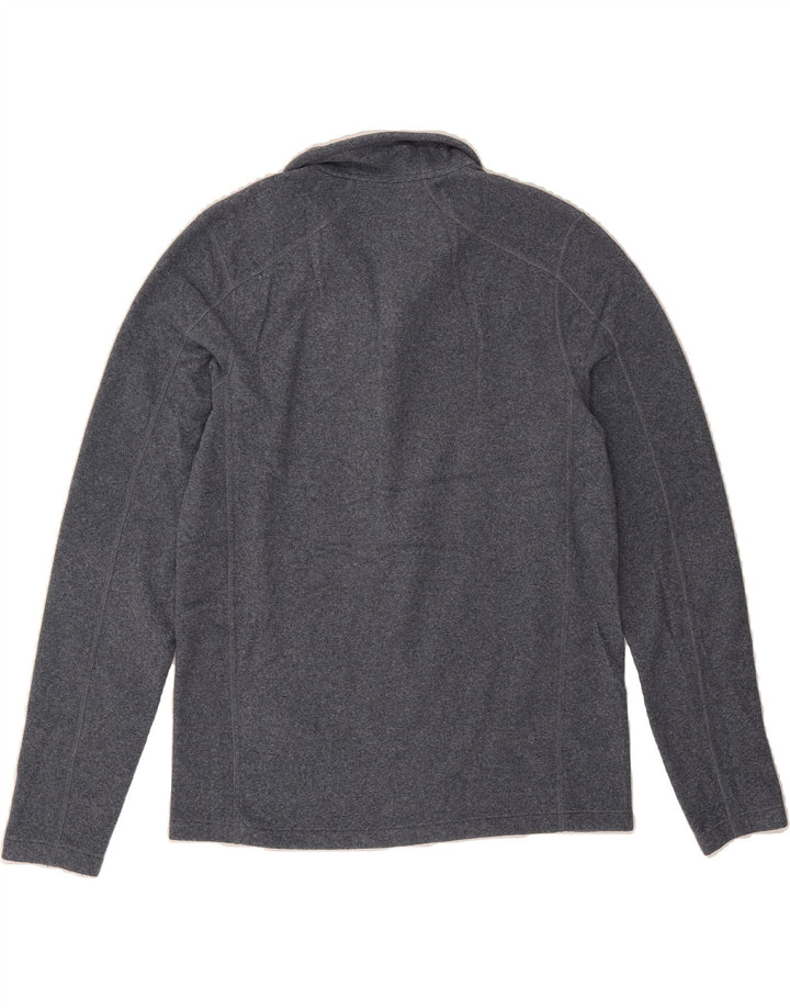 L.L.BEAN Mens Zip Neck Sweatshirt Jumper Small Grey Polyester Vintage L.L.Bean and Second-Hand L.L.Bean from Messina Hembry 