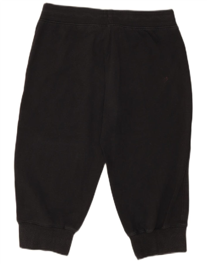 NIKE Womens Bermuda Sport Shorts UK 12 Medium  Black Cotton