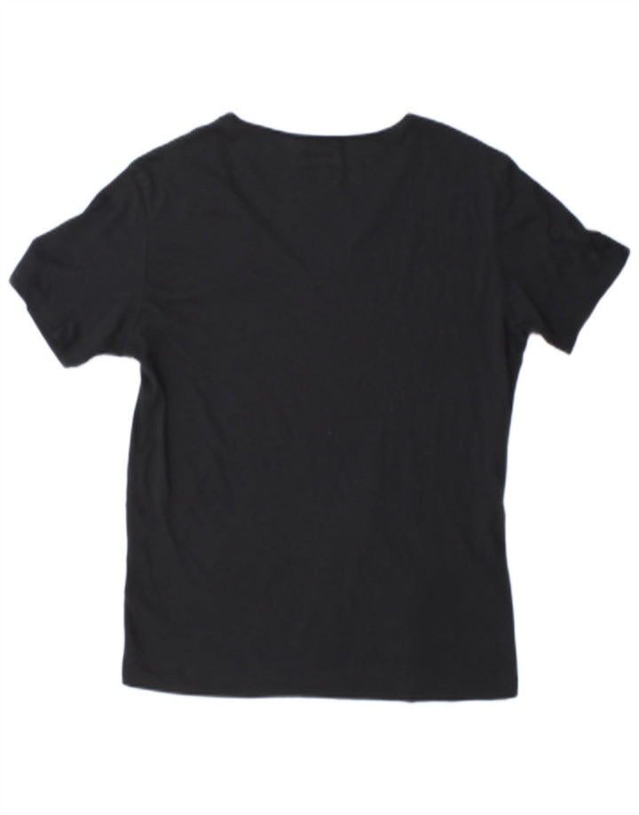All Saints Mens T-Shirt Top XS Black Cotton