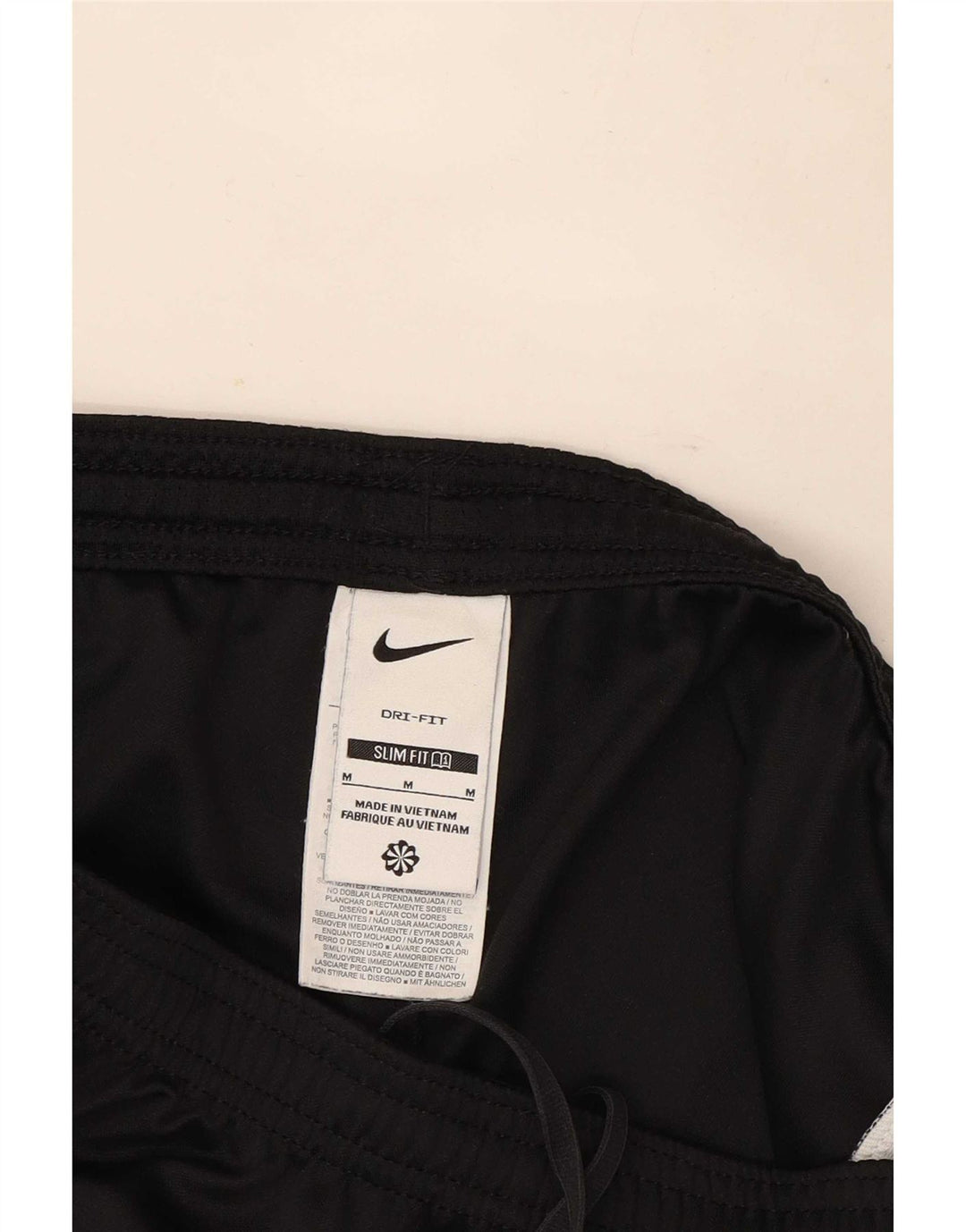 Nike Mens Dri Fit Slim Fit Sport Shorts Medium  Black Colourblock Polyester
