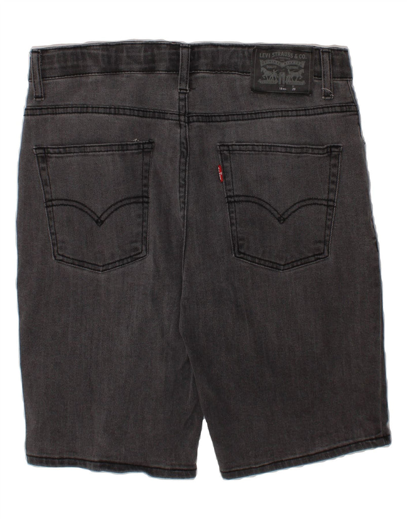 LEVI'S Boys Denim Shorts 15-16 Years W29  Grey Cotton Vintage Levi's and Second-Hand Levi's from Messina Hembry 