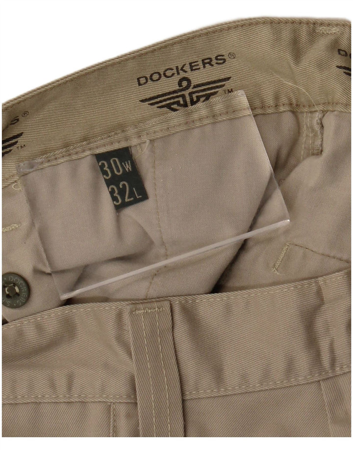 Dockers Mens Straight Chino Trousers W30 L32 Beige
