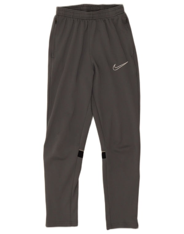Nike Boys Dri Fit Tracksuit Trousers 10-11 Years Medium Grey Colourblock