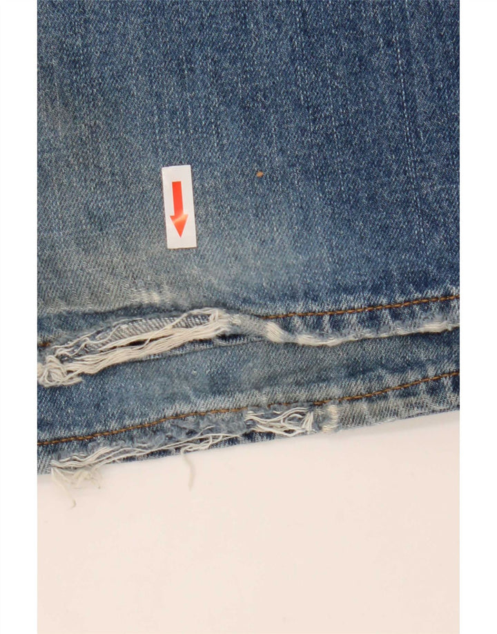 Dockers Mens Straight Jeans W34 L34 Blue Cotton