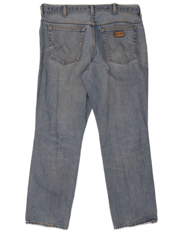 Wrangler Mens Straight Jeans W36 L30 Blue
