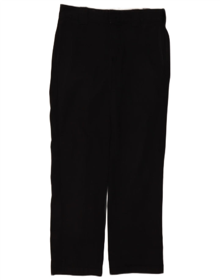 Dickies Mens Slim Straight Chino Trousers W30 L32 Black Polyester