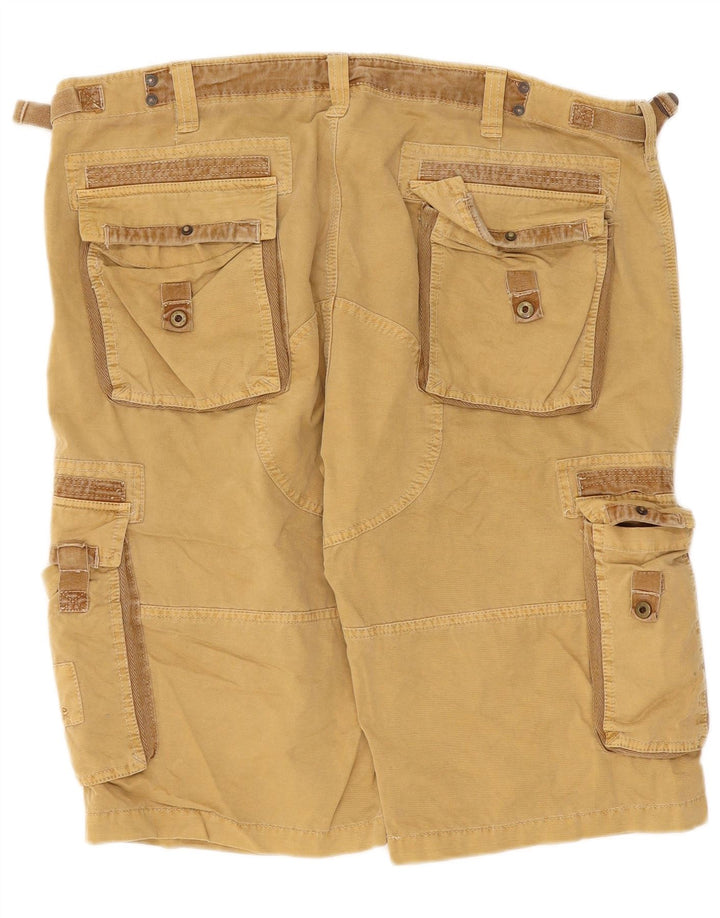 OXER Mens Graphic Cargo Shorts W40 XL Beige