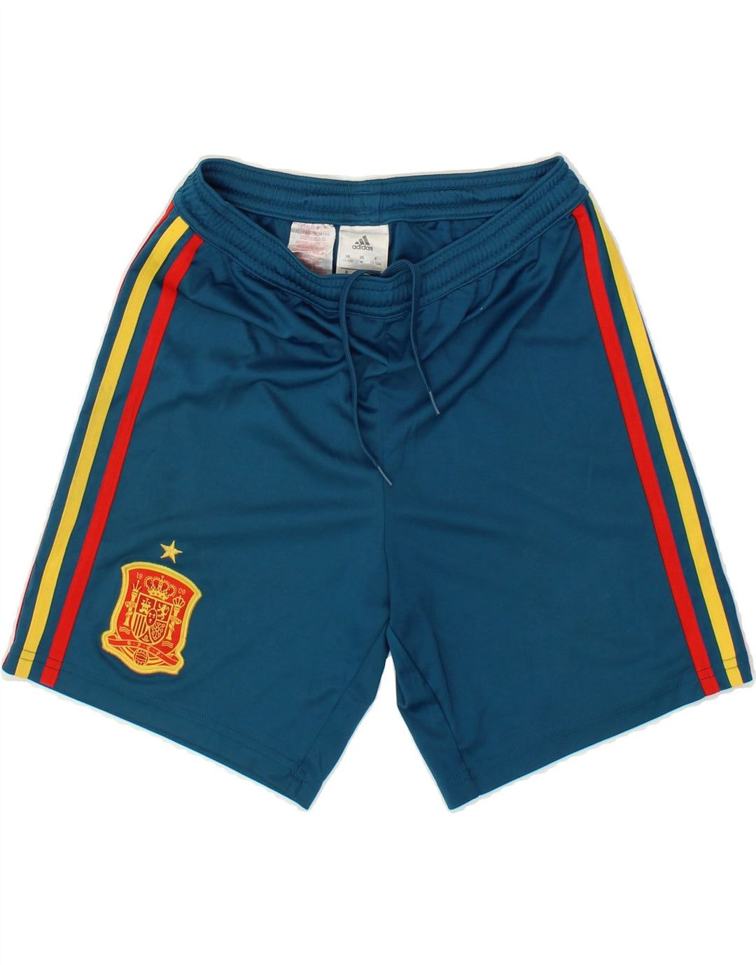 ADIDAS Boys Sport Shorts 10-11 Years  Blue Polyester Vintage Adidas and Second-Hand Adidas from Messina Hembry 