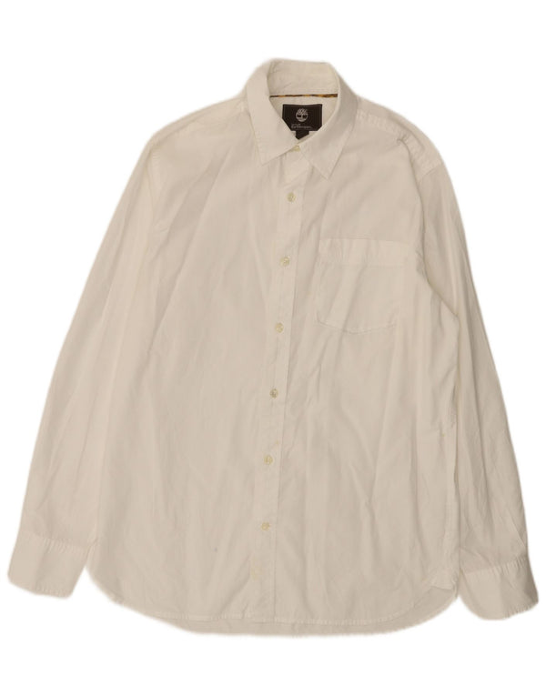 Timberland Mens Earthkeepers Regular Fit Shirt Small White Cotton