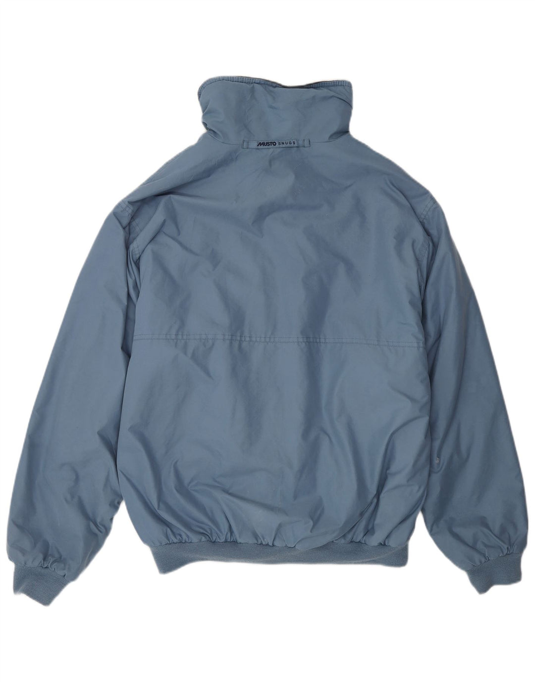 Musto Mens Windbreaker Jacket UK 40 Large Blue Polyester