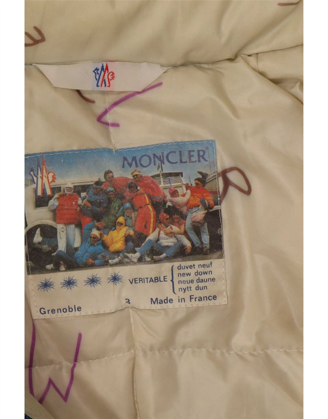 Moncler Mens Hooded Padded Jacket Size 3 Large Blue Polyamide