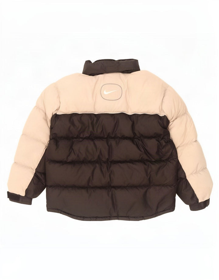 Nike Boys Padded Jacket 13-14 Years XL Black Colourblock Polyester