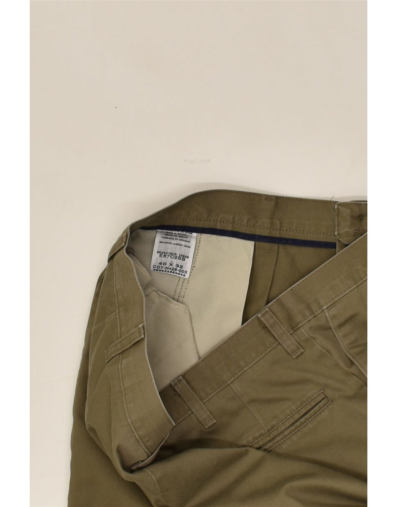 WRANGLER Mens Pegged Chino Trousers W40 L32 Khaki Cotton | Vintage Wrangler | Thrift | Second-Hand Wrangler | Used Clothing | Messina Hembry 