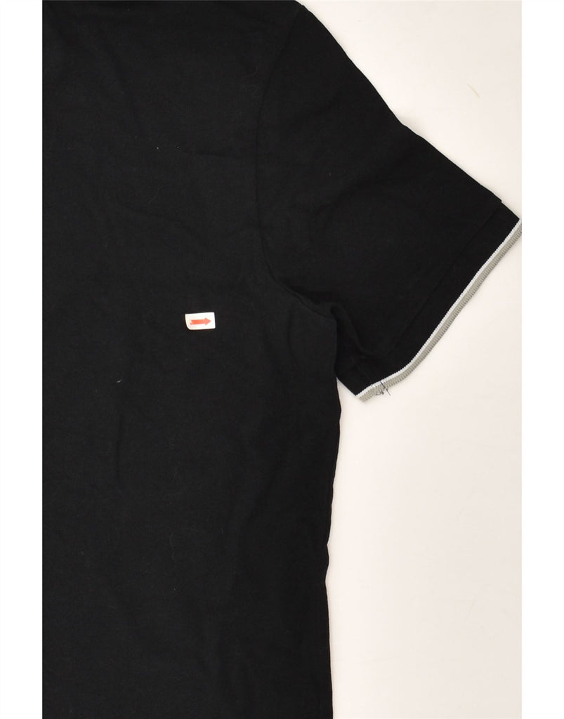 KAPPA Mens Slim Polo Shirt Large Black | Vintage Kappa | Thrift | Second-Hand Kappa | Used Clothing | Messina Hembry 