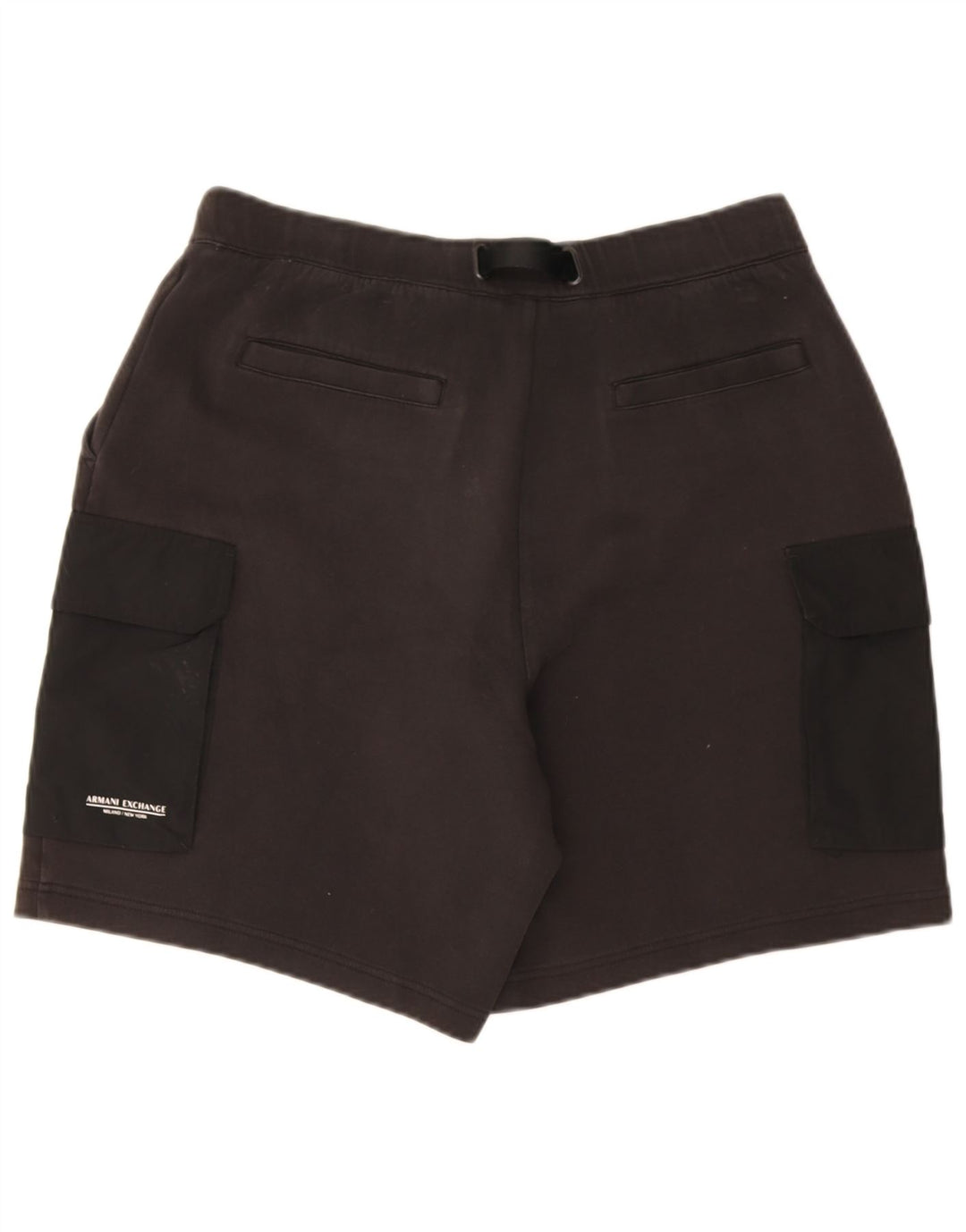 Armani Exchange Mens Cargo Shorts Large W34  Black Cotton