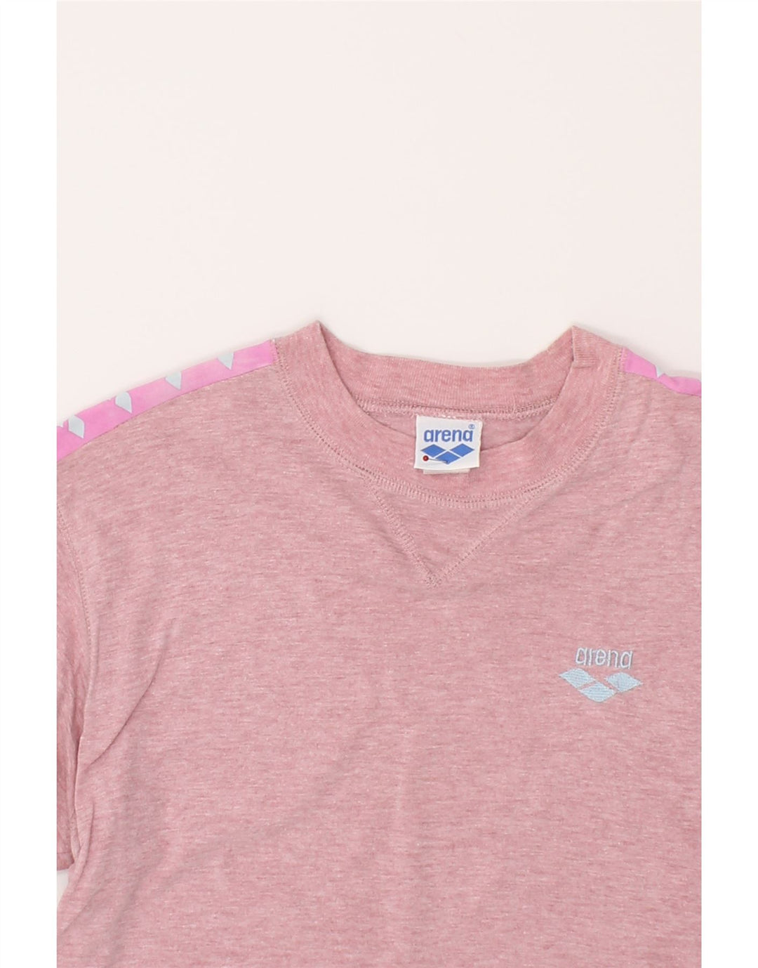 ARENA Womens Crop T-Shirt Top UK 10 Small Pink Polyester Vintage Arena and Second-Hand Arena from Messina Hembry 