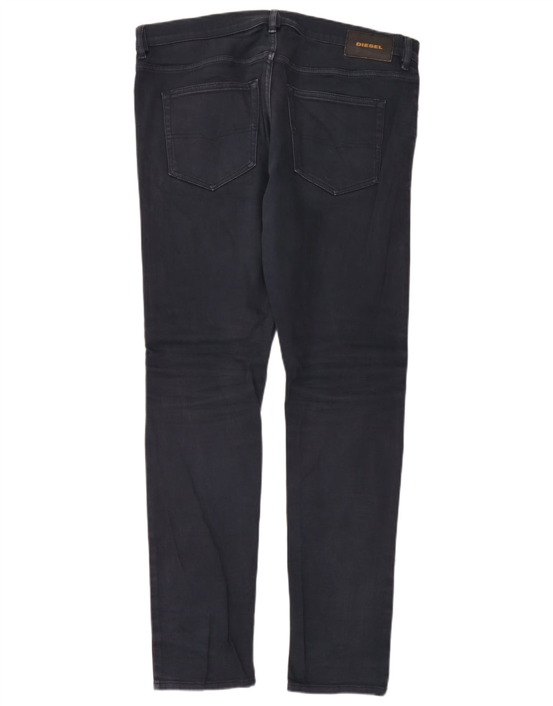 Diesel Mens D-Luster Slim Jeans W34 L34 Navy Blue Cotton