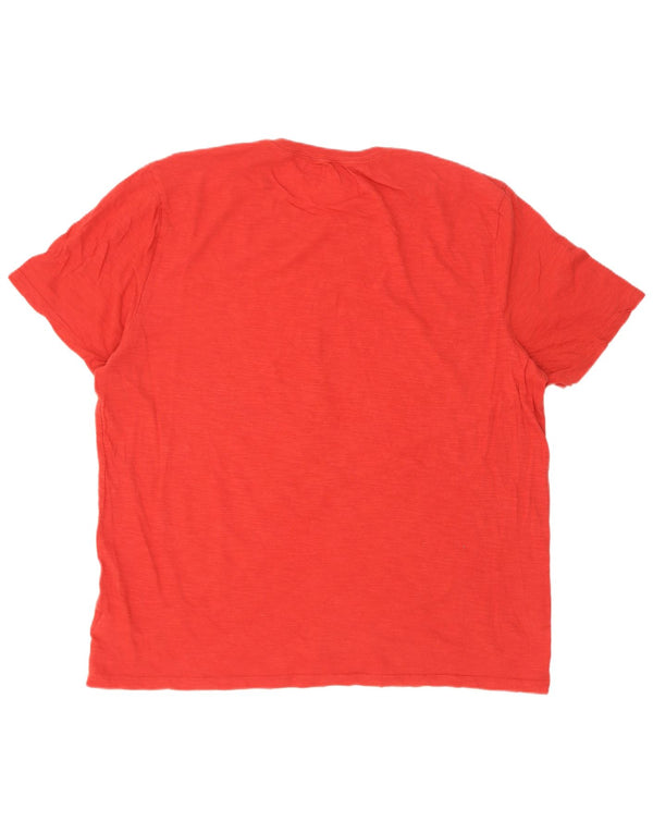 Gap Mens Graphic T-Shirt Top XL Red Cotton