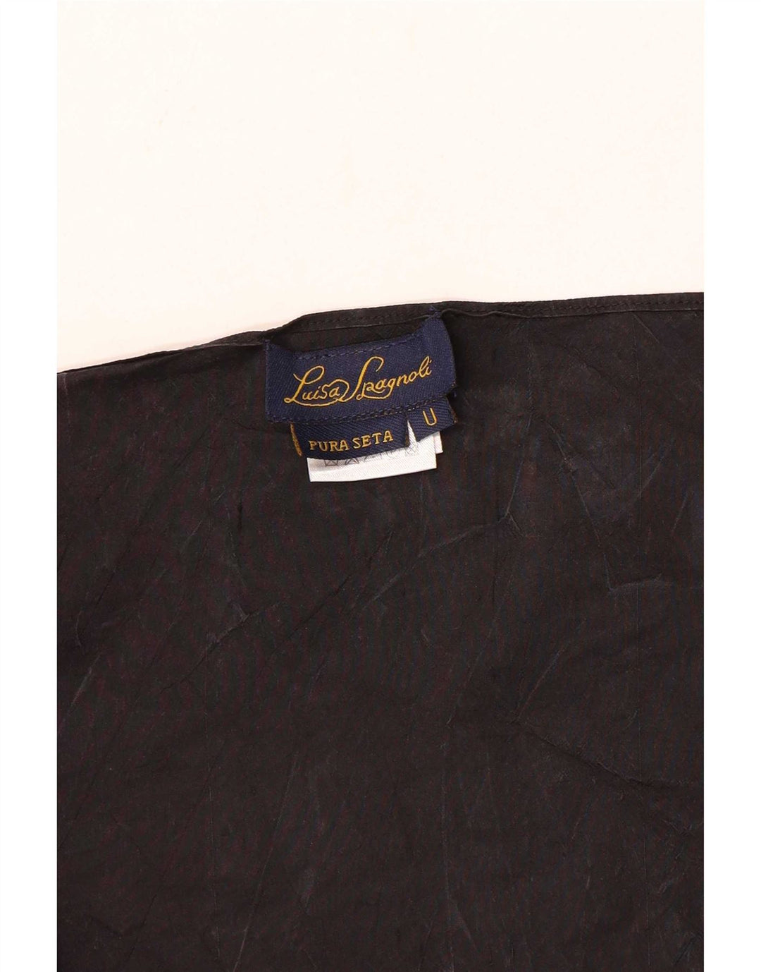 Luisa Spagnoli Womens Wrap Poncho Cardigan Top One Size Black Silk