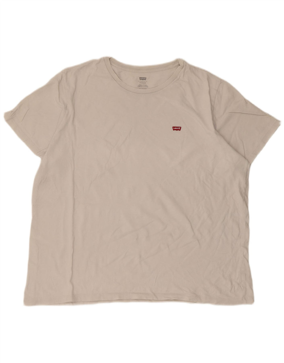 Levi's Mens Standard T-Shirt Top 2XL White
