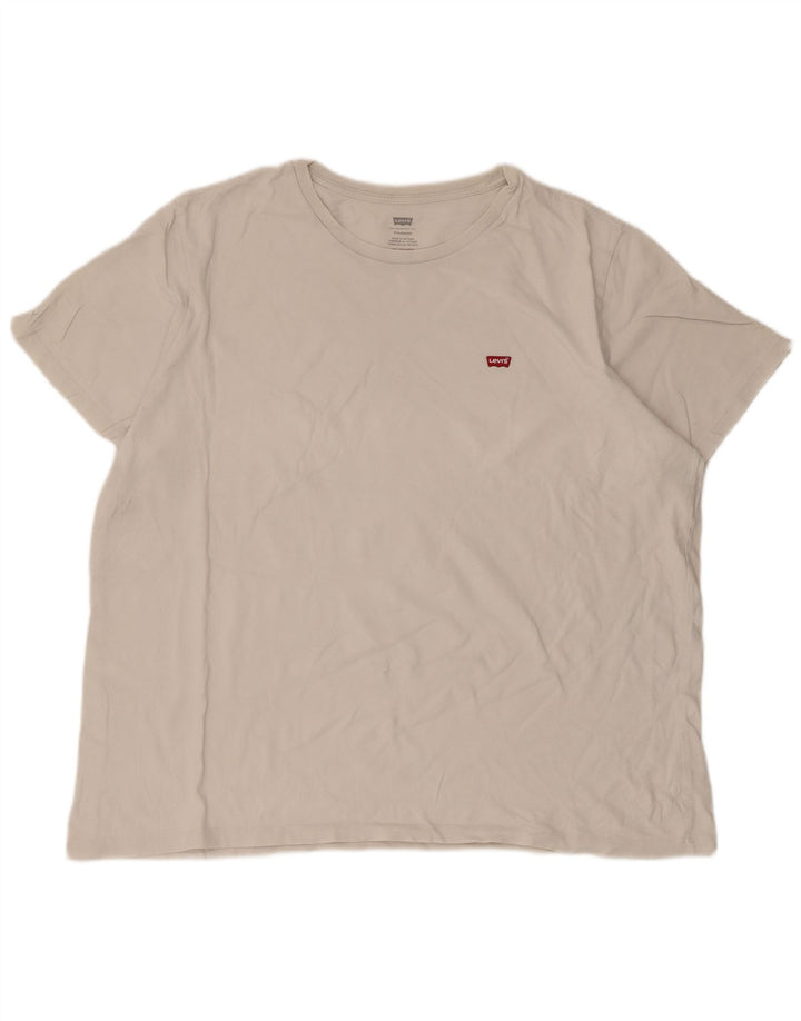 Levi's Mens Standard T-Shirt Top 2XL White